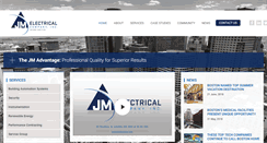 Desktop Screenshot of jmelectrical.com